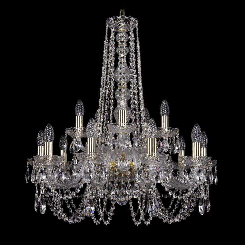 Подвесная люстра Bohemia Ivele 1402/10+5/240/h-75/G в Санкт-Петербурге