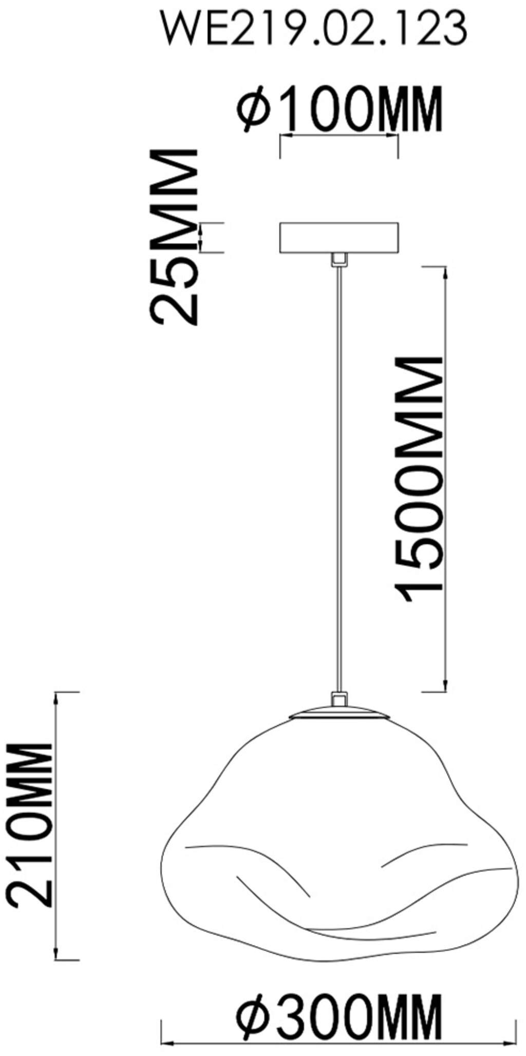 Подвесной светильник Wertmark Isola WE219.02.123 в Санкт-Петербурге