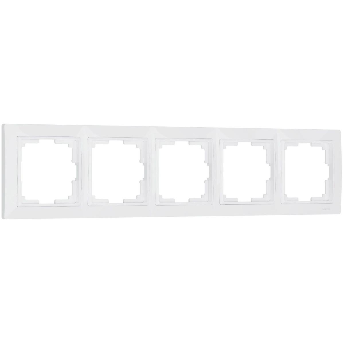 Рамка на 5 постов Werkel Snabb basic белый W0052001 4690389161452 в Санкт-Петербурге