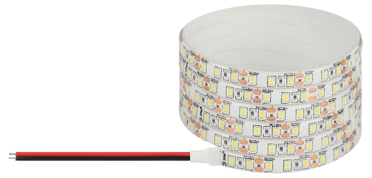 Светодиодная лента Эра 12В 2835 9,6Вт/м 3000K 5м IP65 LS2835 120LED-IP65-WW-eco-5m Б0035600 в Санкт-Петербурге