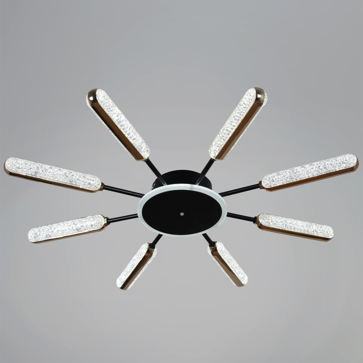 Потолочная led люстра Reluce 08290-0.3-08 BK+GD в #REGION_NAME_DECLINE_PP#