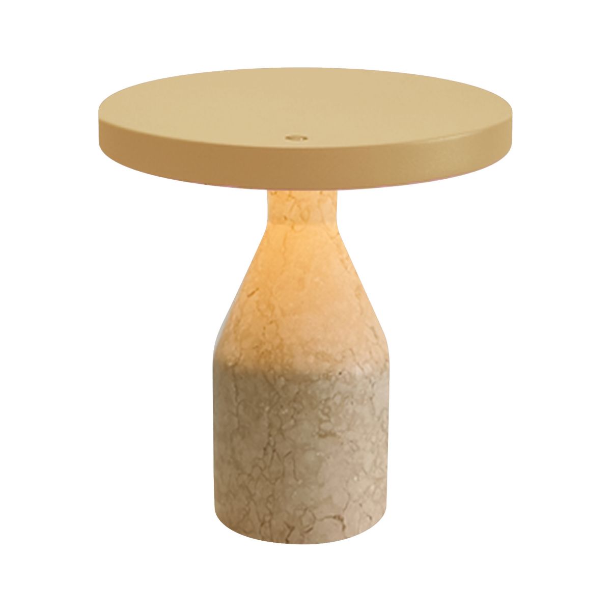 Настольная лампа Arlight SP-CROOD-TAB-R22.5x24-7W Warm3200-MIX (BG-BG, 140 deg, 230V) (IP20, Травертин) 061770 в #REGION_NAME_DECLINE_PP#