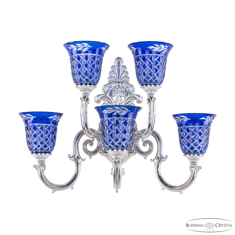 Бра Bohemia Ivele Crystal Verona 7203B15/3+2/210 NW P2 U Clear-Blue/H-1J в Санкт-Петербурге
