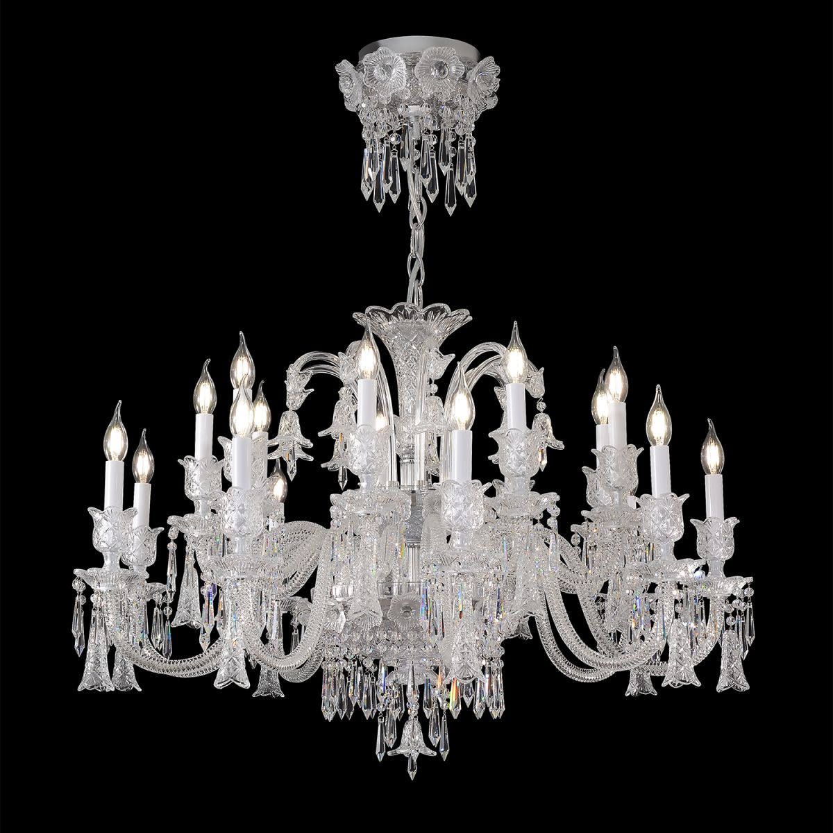 Подвесная люстра Crystal Lux VERSAILLES SP9+9 CHROME в Санкт-Петербурге