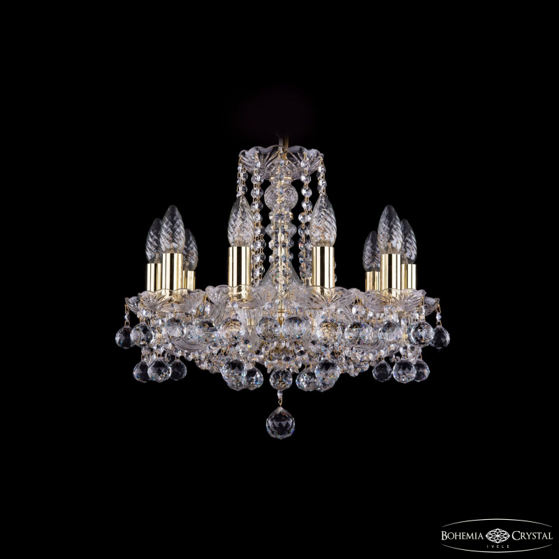 Подвесная люстра Bohemia Ivele Crystal 1402/10/141 G Balls в Санкт-Петербурге