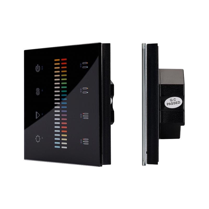 Панель Arlight Sens SR-2830C-AC-RF-IN Black (220V,RGB+CCT,4зоны) 019062 в Санкт-Петербурге