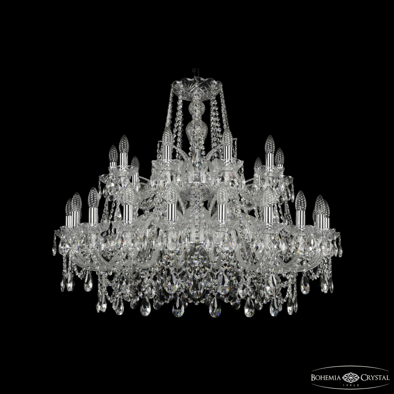 Подвесная люстра Bohemia Ivele Crystal 1411/20+10/360/2d Ni в Санкт-Петербурге