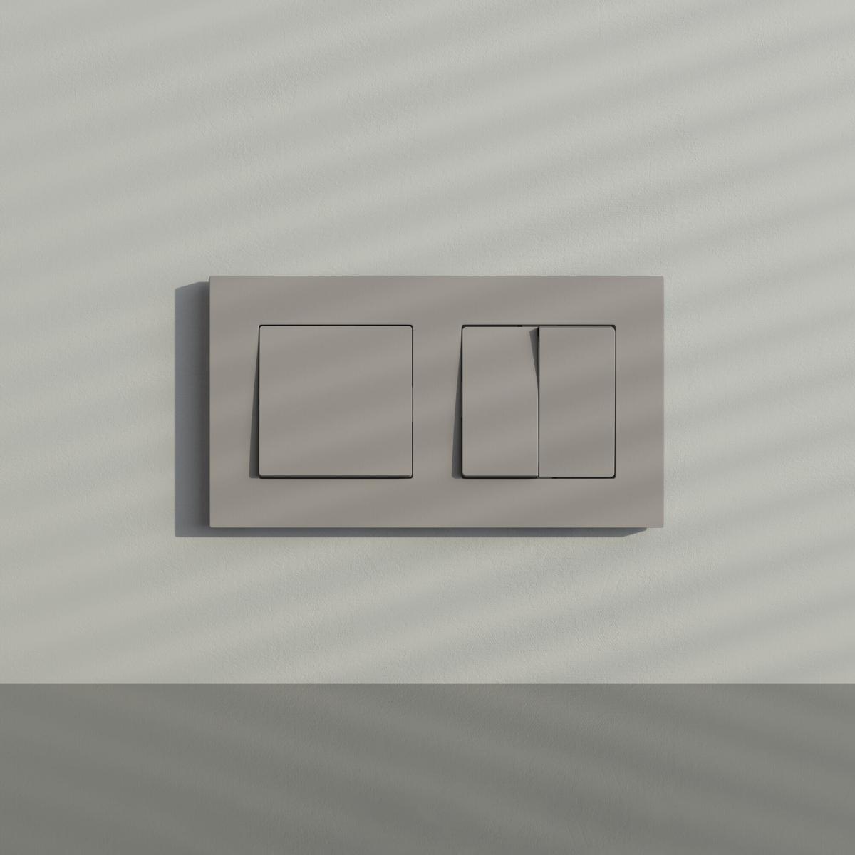 Рамка на 2 поста Werkel Slab (дымчатый софт) W0022917 4690389218415 a071621 в Санкт-Петербурге