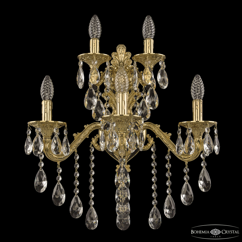 Бра Bohemia Ivele Crystal Florence 7102B16/3+2/210 B G в Санкт-Петербурге