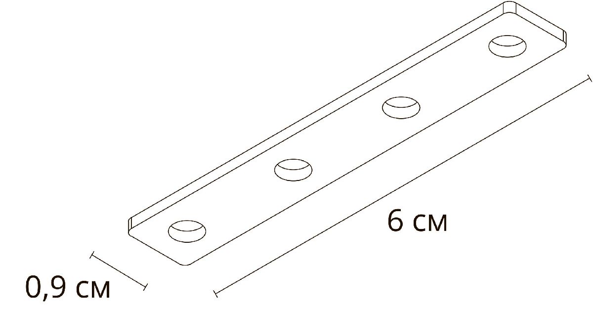 Коннектор прямой для магнитного шинопровода Arte Lamp Linea-accessories A484305I в Санкт-Петербурге