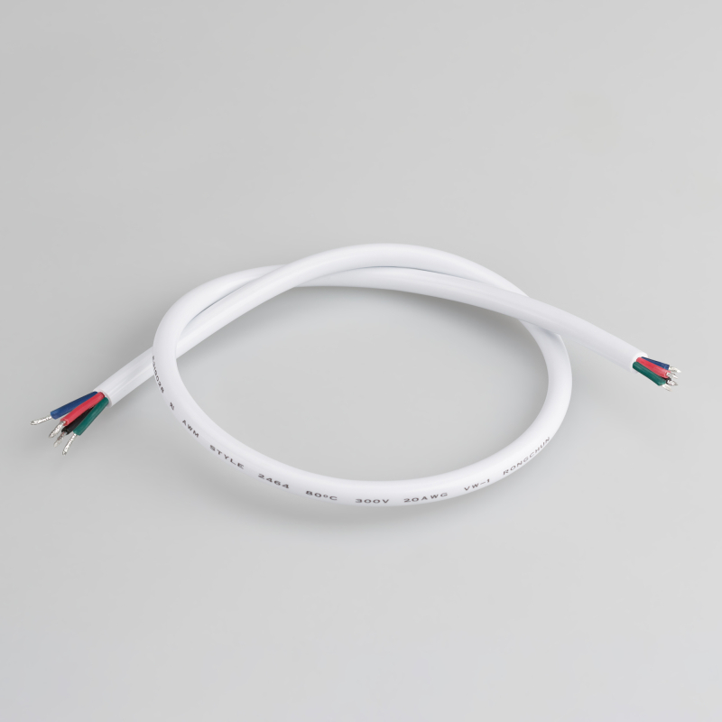 Провод питания Arlight ARL-Moonlight-20AWG-4W-D6-CU-500 White 028124 в Санкт-Петербурге
