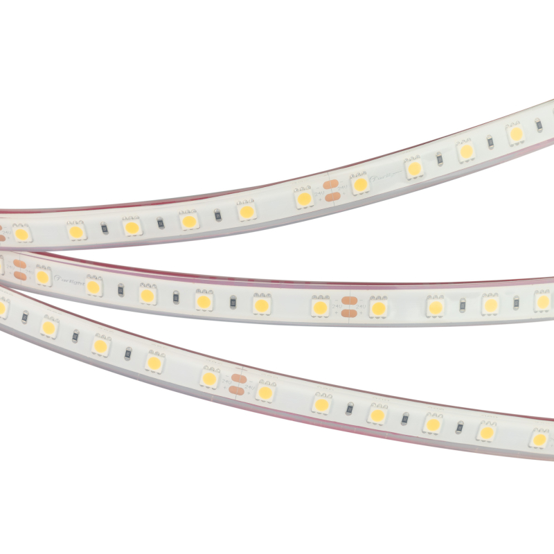 Светодиодная лента герметичная Arlight RTW-PFS-B60-13mm 24V Day5000 (14.4 W/m, IP68, 5060, 5m) 036462 в Санкт-Петербурге