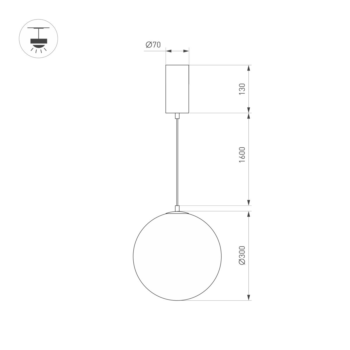 Подвесной светильник Arlight SP-SILKA-HANG-R300-7W Warm2700 (WH, 330 deg, 230V) (IP20, Натуральный шелк) 061916 в Санкт-Петербурге
