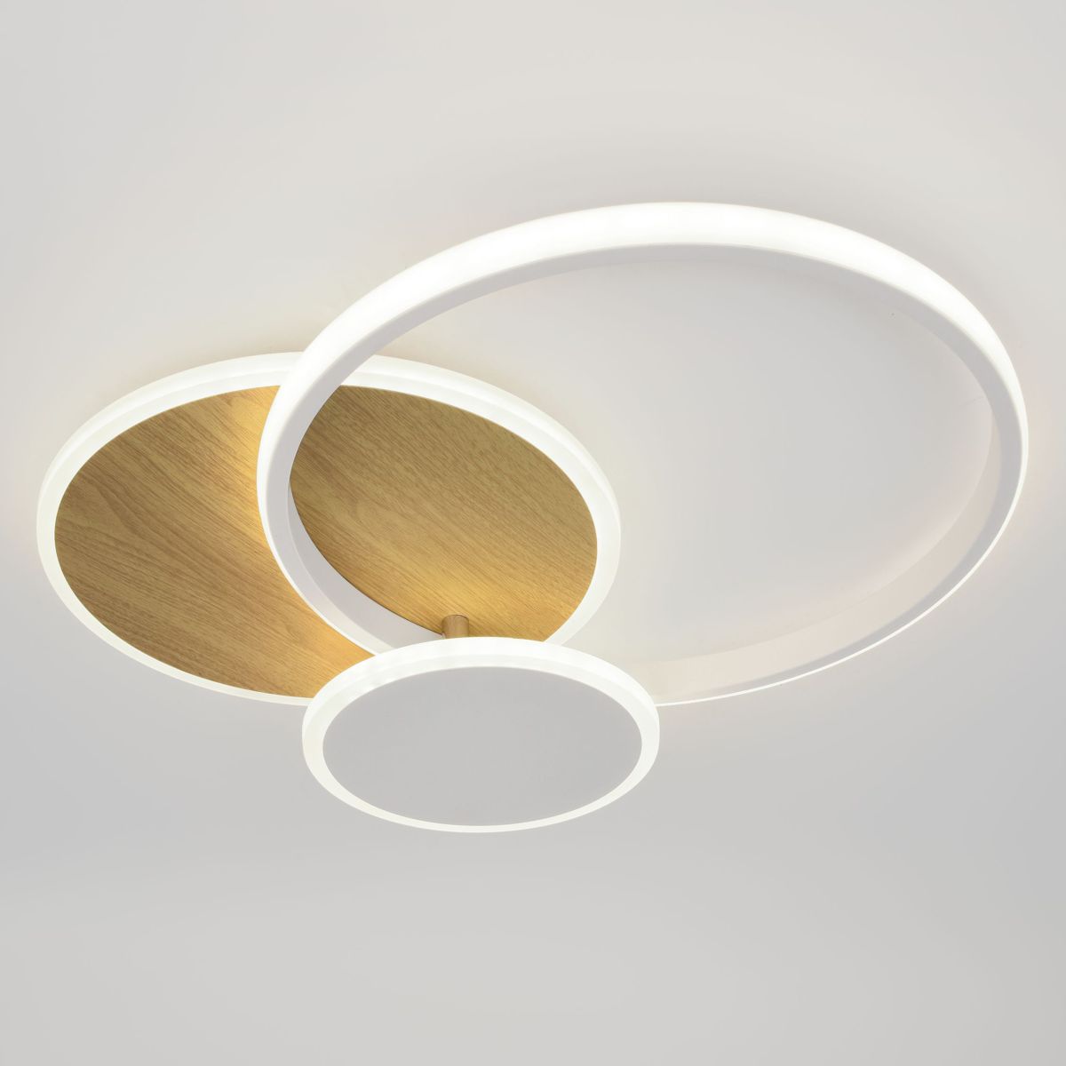 Потолочный светильник Эра Модерн City CLL-1-60-RC WH+Wood в Санкт-Петербурге