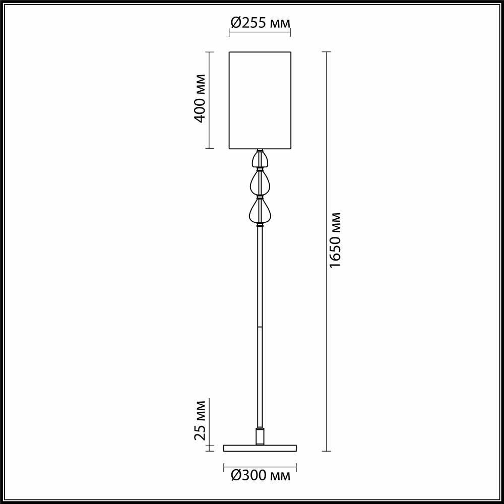 Торшер Odeon Light Giada 3802/1F в Санкт-Петербурге