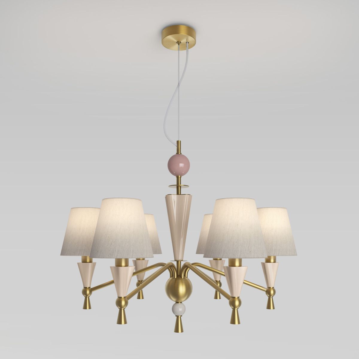 Подвесная люстра Eurosvet Teja 101014/6 латунь Smart a072038 в Санкт-Петербурге