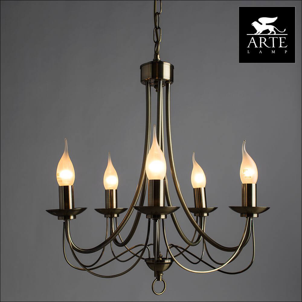 Подвесная люстра Arte Lamp Maypole A6300LM-5AB в Санкт-Петербурге