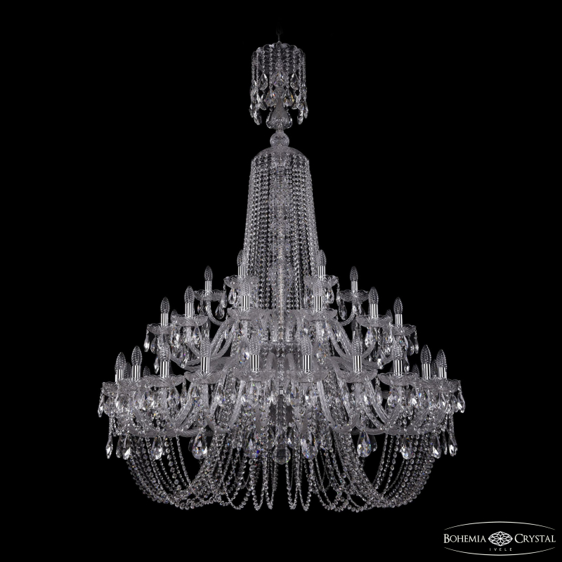 Подвесная люстра Bohemia Ivele Crystal 1402/24+12+6/460/XL-176/2d Ni в Санкт-Петербурге