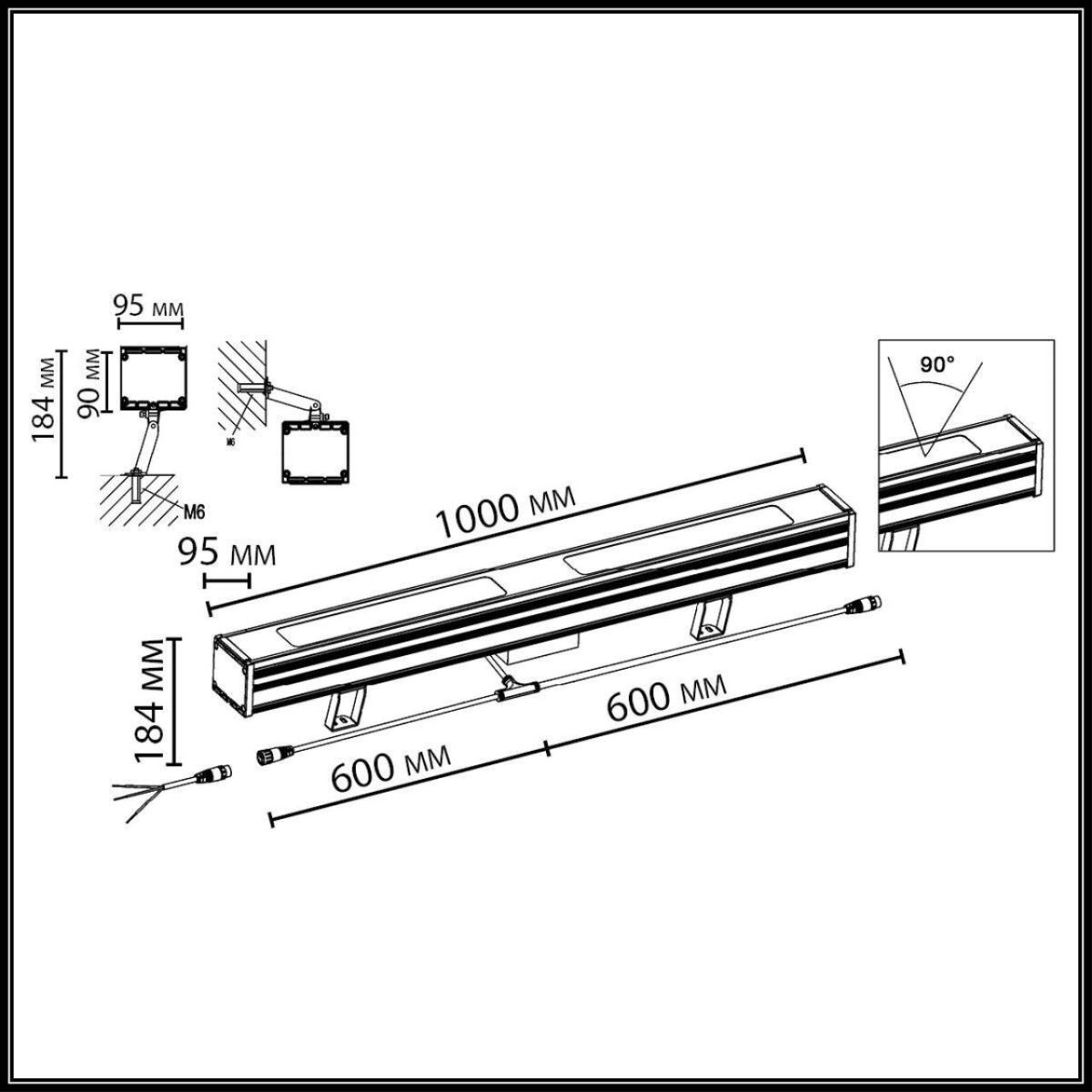 Ландшафтный светильник Odeon Light Hightech Waterfall IP65 7186/80FL в #REGION_NAME_DECLINE_PP#