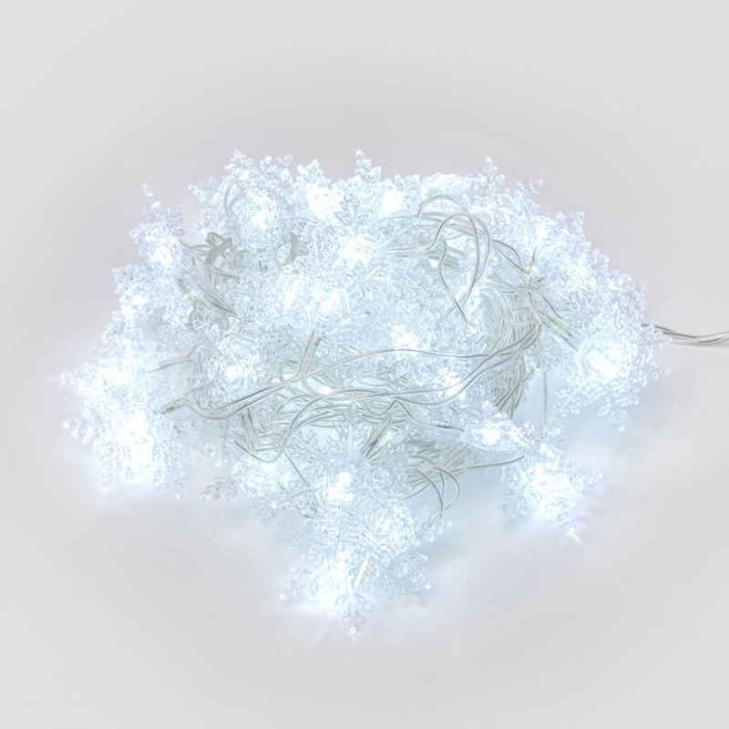 Светодиодная гирлянда (07930) Uniel сакура 220V белый ULD-S0700-050/DTA White IP20 SNOWFLAKES-1 в Санкт-Петербурге
