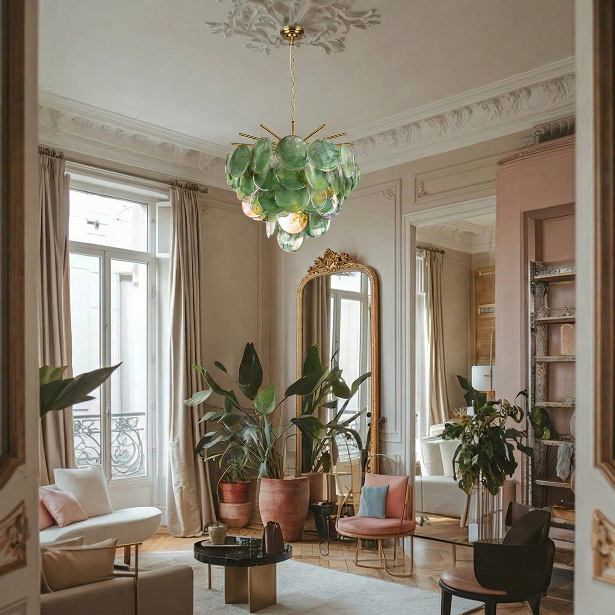 Подвесная люстра LOFT IT Lolly 10492/800 Green в #REGION_NAME_DECLINE_PP#