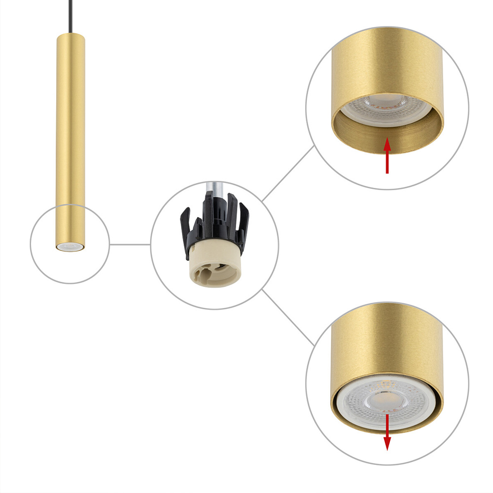 Подвесной светильник Nowodvorski Fourty M Brass/Black 10772 в Санкт-Петербурге