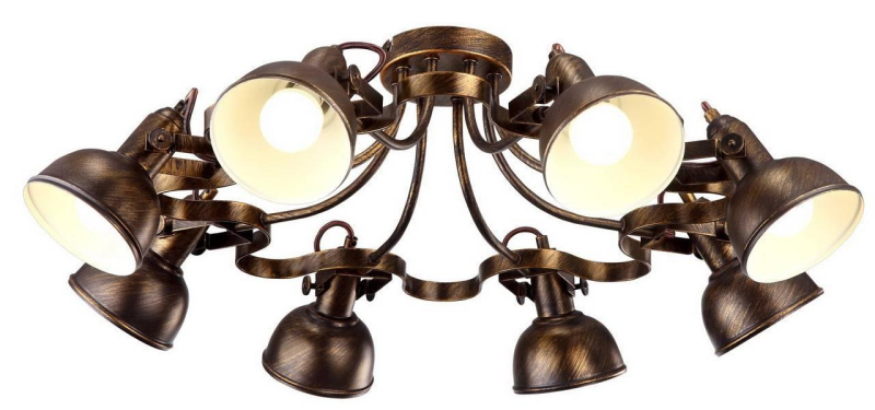 Потолочная люстра Arte Lamp Martin A5216PL-8BR в Санкт-Петербурге