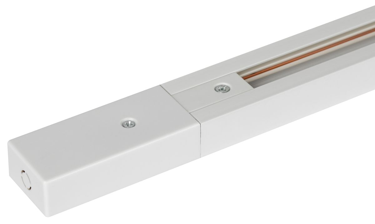 Комплект Эра TR-SET-200-1PT-PC WH шинопровод однофазный с профилем для натяжного потолка 2м белый Б0072544 в Санкт-Петербурге