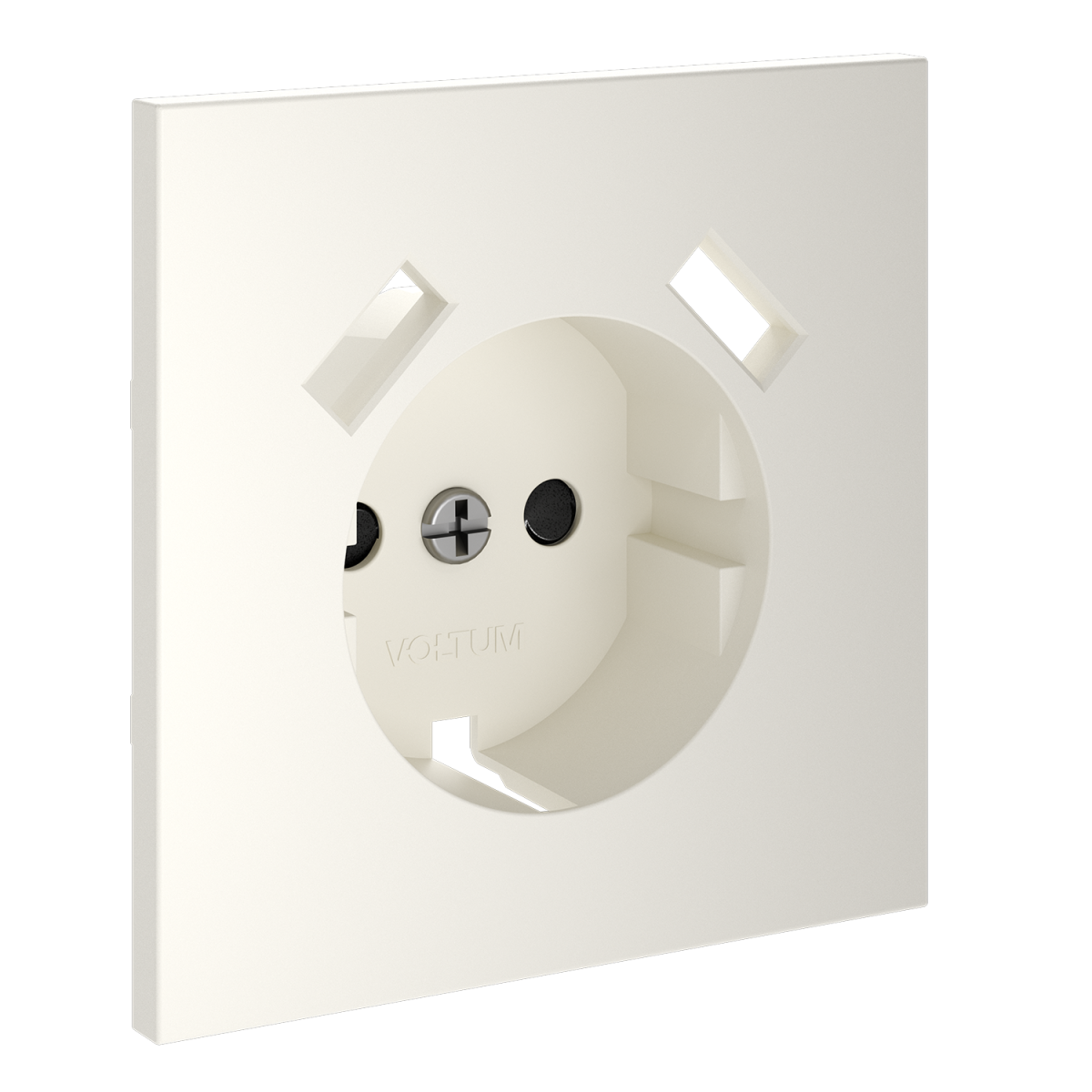 Накладка для розетки с заземлением и защитными шторками, с USB A+A Voltum S70 (хлопок) VLS000913 в #REGION_NAME_DECLINE_PP#