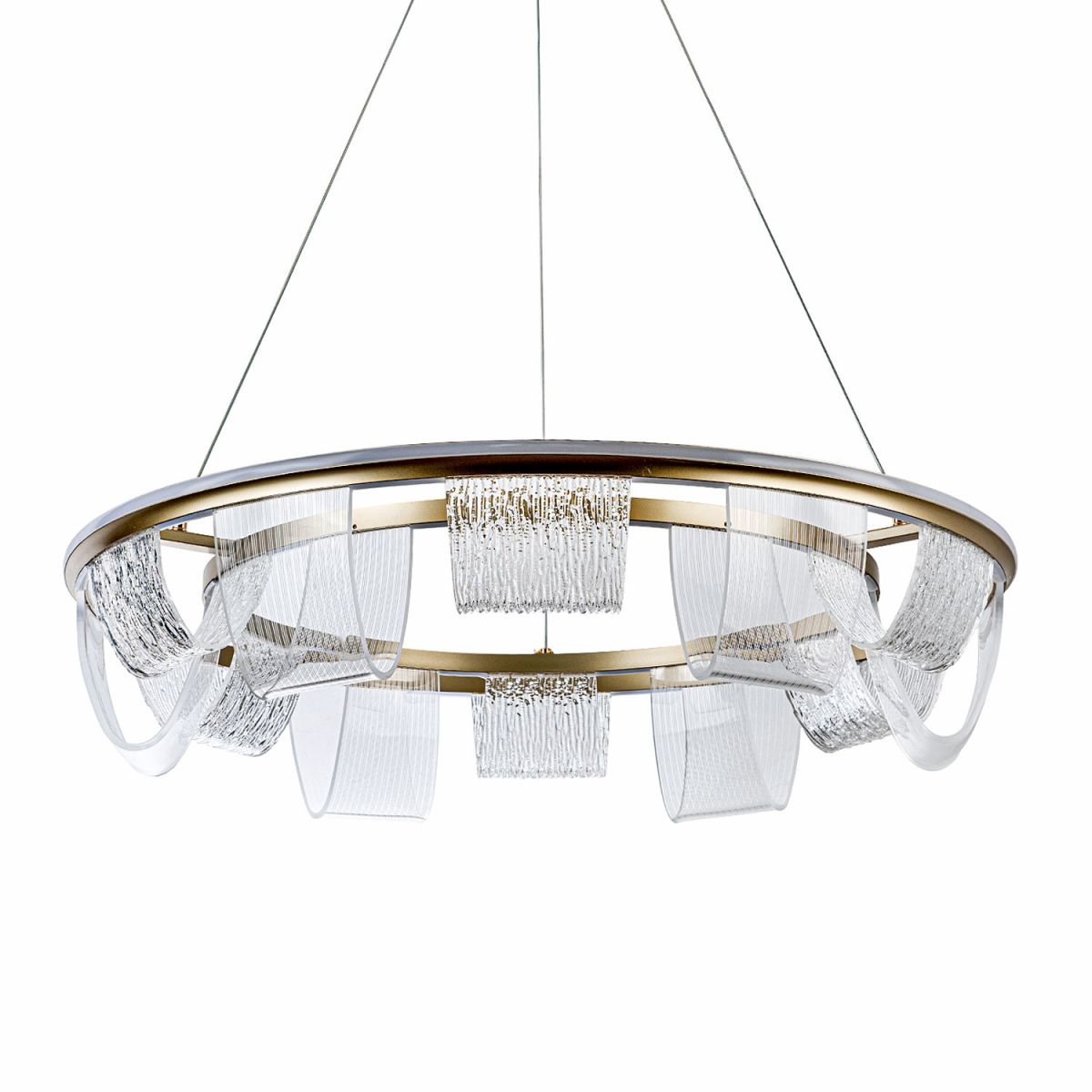 Подвесная люстра LED4U L7706-800 GD в Санкт-Петербурге
