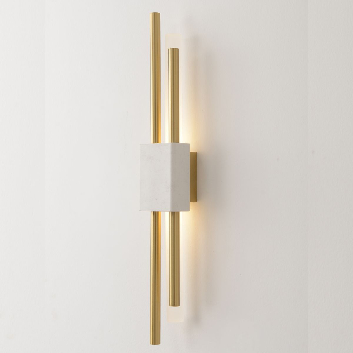 Настенный светильник Crystal Lux CARTA AP6W LED WHITE/BRASS в #REGION_NAME_DECLINE_PP#