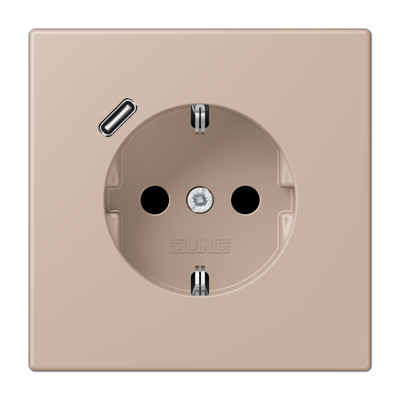 Розетка 2K+З USB Typ C Jung LC1520-18C240 в Санкт-Петербурге