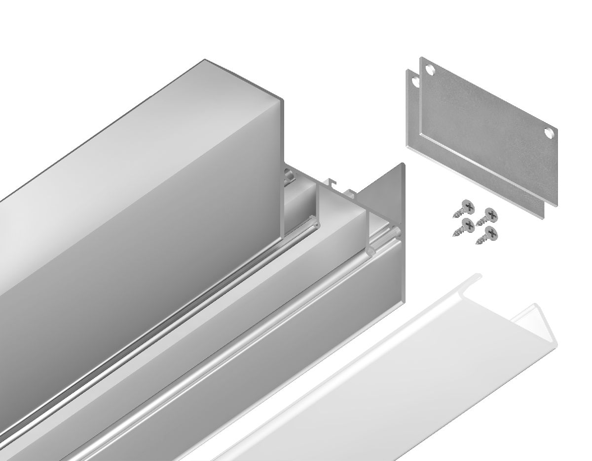 Алюминиевый профиль Ambrella Light Alum Profile GP4050AL в Санкт-Петербурге