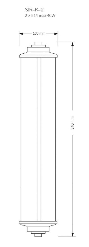 Настенный светильник Kutek Mood Siri SIR-K-2(CZ) 540 в Санкт-Петербурге