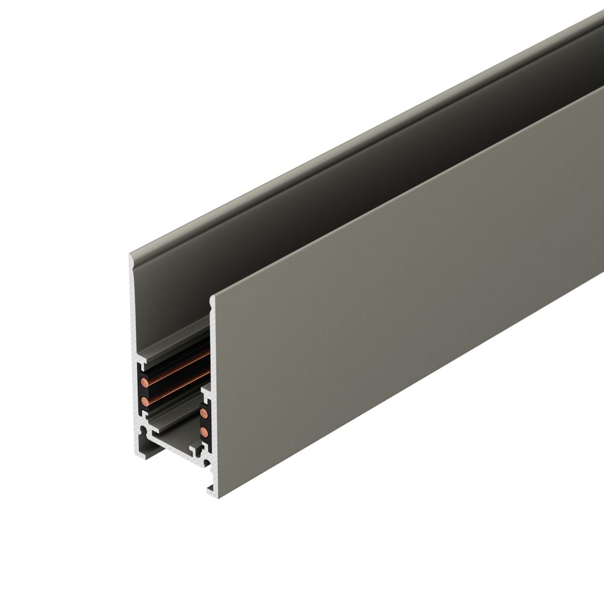 Шинопровод магнитный накладной Arlight MAG-ORIENT-COLOR-TRACK-2652-2000 (RAL7039) (IP20 Металл) 065746 в Санкт-Петербурге