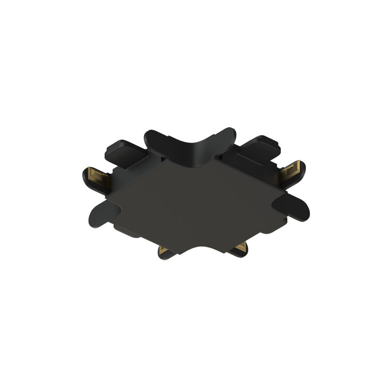 Х-коннектор для шинопровода Denkirs Air Base TR5234-BK в Санкт-Петербурге