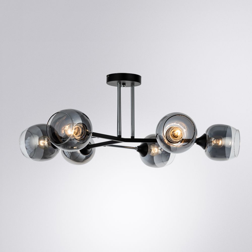 Люстра на штанге Arte Lamp Salm A3580PL-6BK в Санкт-Петербурге