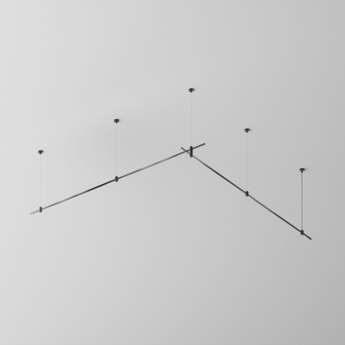 Основание двухуровневое на тросовых подвесах Hang для трековых светильников Maytoni Technical Flarity TFC-Flar-H06-B в #REGION_NAME_DECLINE_PP#