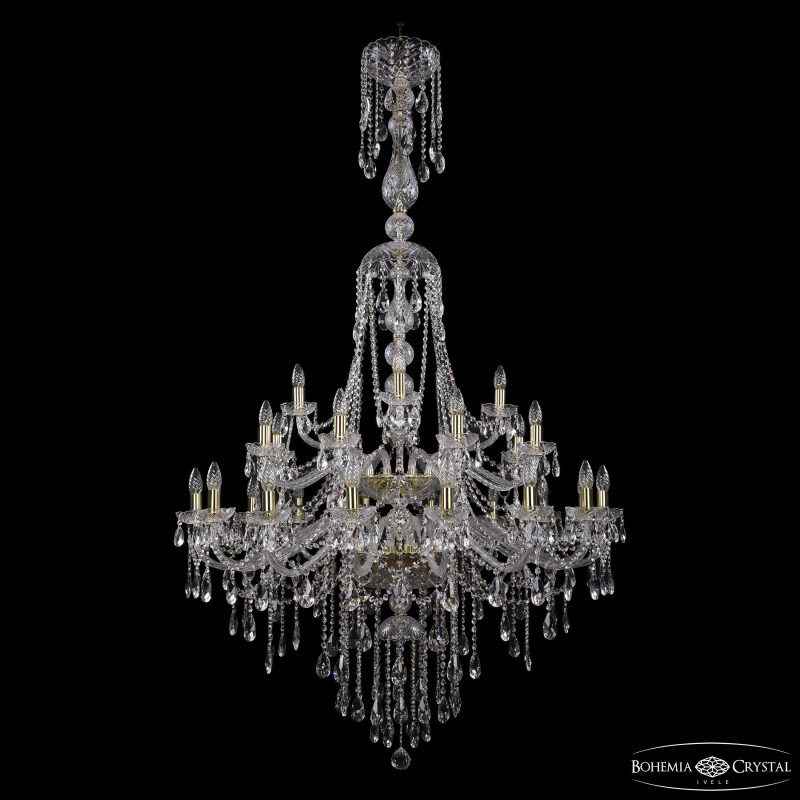 Подвесная люстра Bohemia Ivele Crystal 1415/16+8+4/400/XL-185/2d G в Санкт-Петербурге