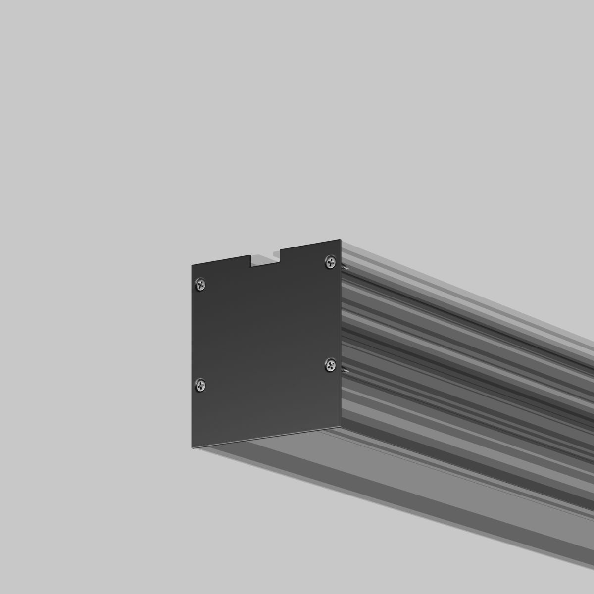 Комплект заглушек для профиля 50×50 2шт Maytoni Led Strip ALM-5050T-B-EC 642047 в Санкт-Петербурге
