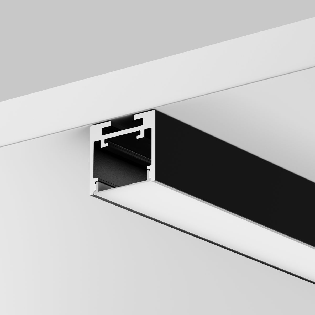 Алюминиевый профиль накладной-подвесной Maytoni Led Strip ALM-2522-B-2M 633013 в Санкт-Петербурге