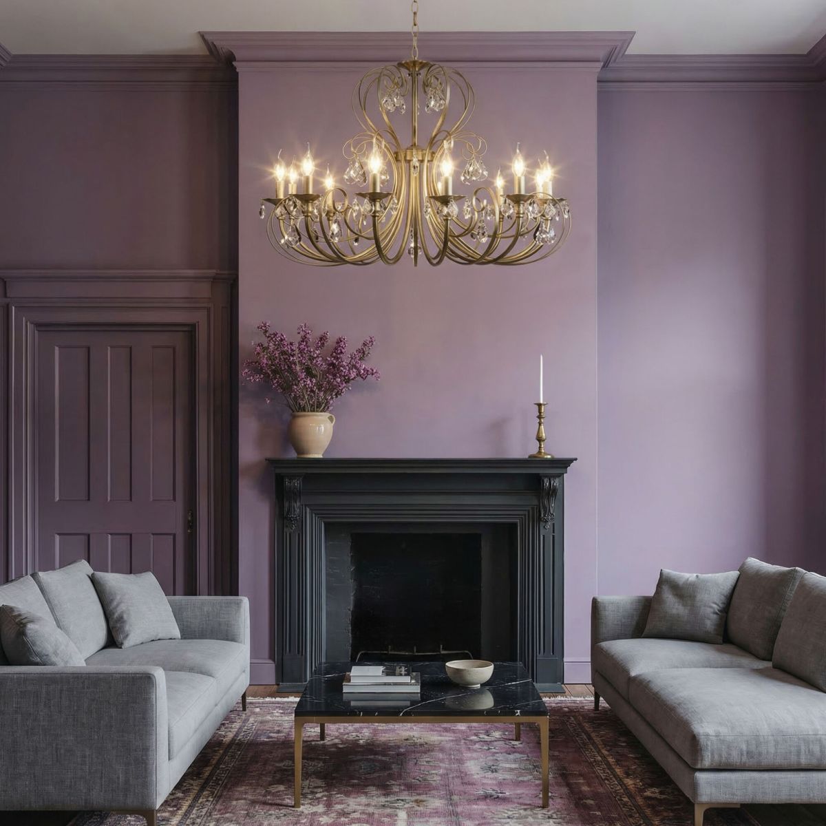 Подвесная люстра Eurosvet Alda 3305/12 латунь/прозрачный хрусталь Strotskis a072112 в Санкт-Петербурге