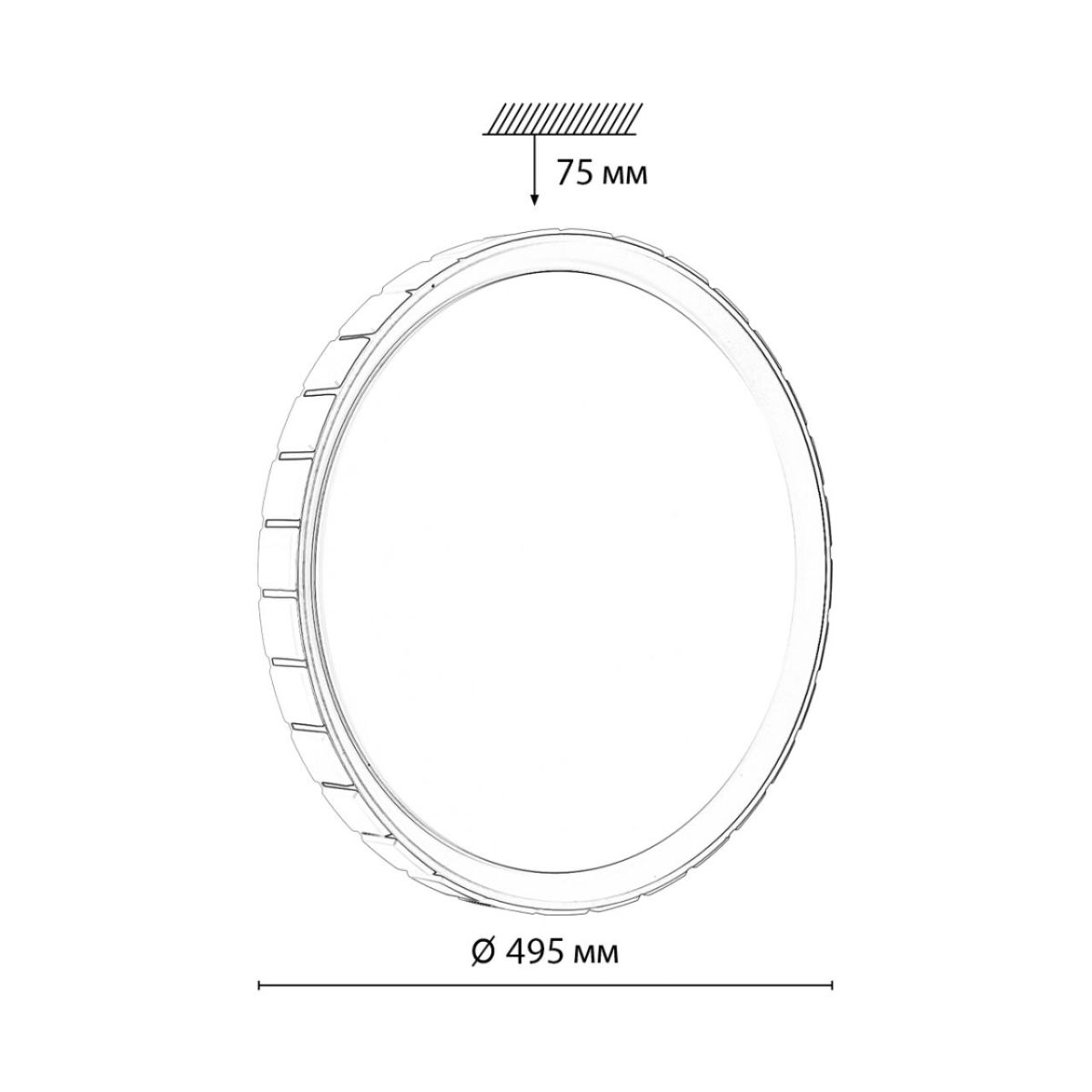 Настенно-потолочный светильник Sonex Pale Kupi Silver 7696/ELN в #REGION_NAME_DECLINE_PP#