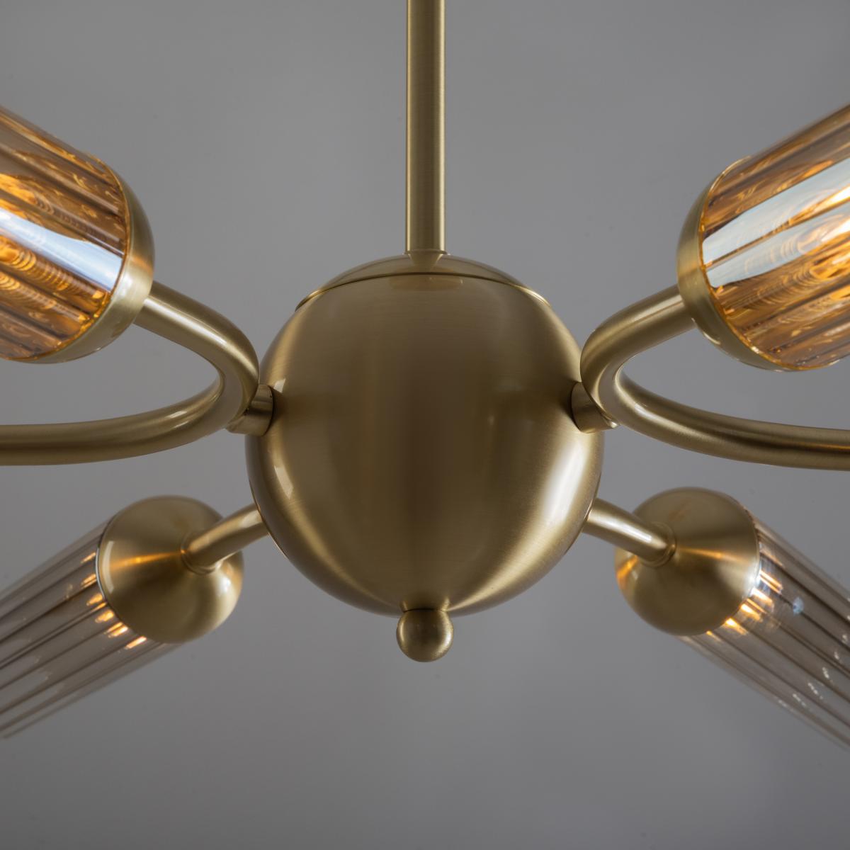 Люстра на штанге Freya Borgy FR5379CL-06G в #REGION_NAME_DECLINE_PP#