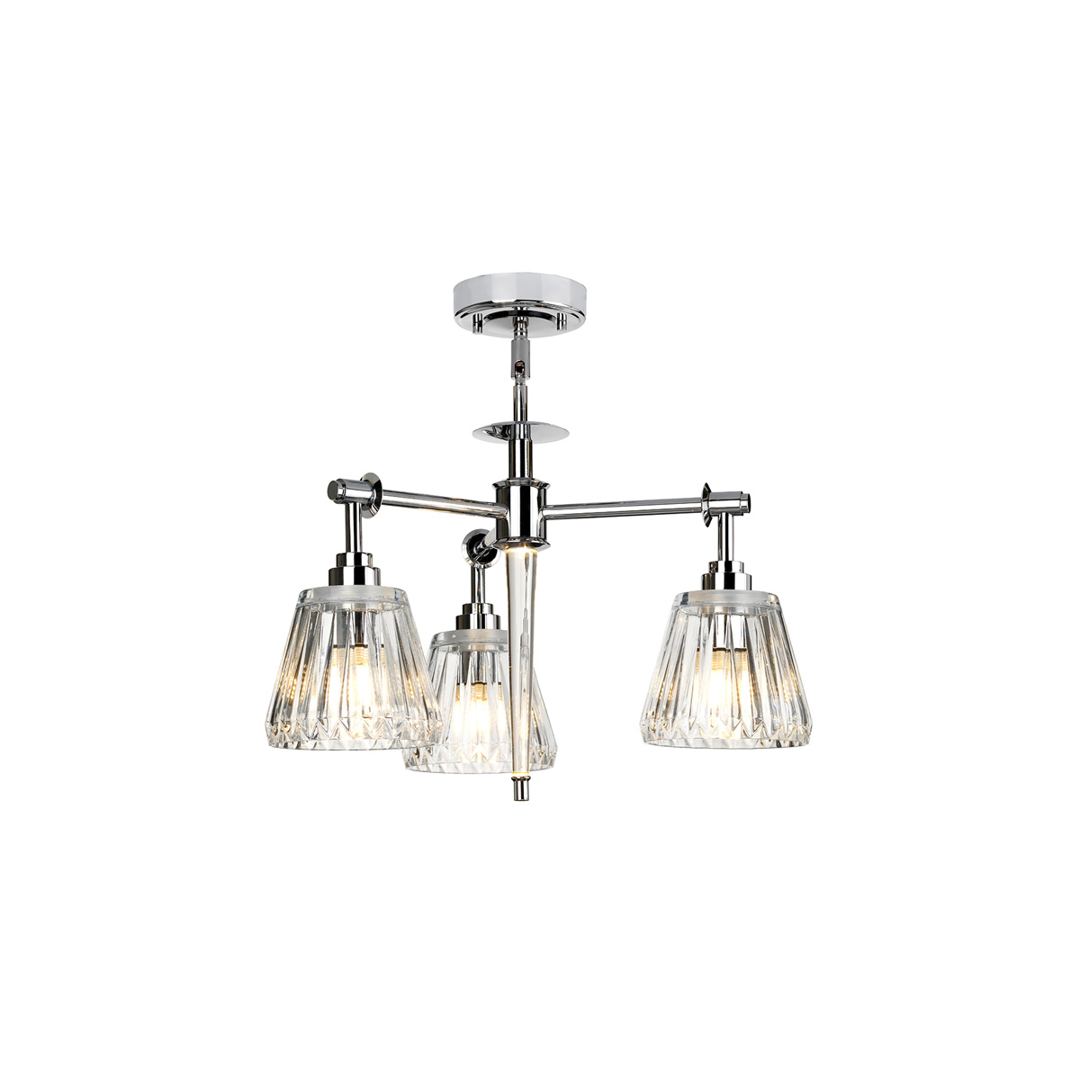 Люстра на штанге Elstead Lighting Agatha BATH-AGATHA3P-PC в #REGION_NAME_DECLINE_PP#