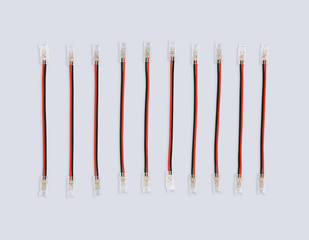 Соединитель гибкий двухсторонний Ambrella Light Illumination COB 12/24V для лент 5mm (2 конт.) (10шт. в комплекте) GS7885 в #REGION_NAME_DECLINE_PP#