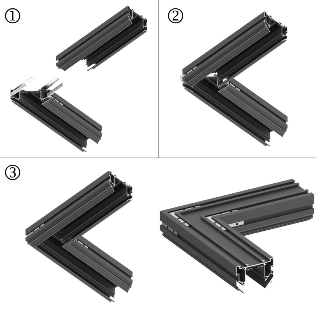 Шинопровод для натяжного потолка 2м, в комплекте соединительная планка 4шт Novotech Port Vector 135304 в #REGION_NAME_DECLINE_PP#