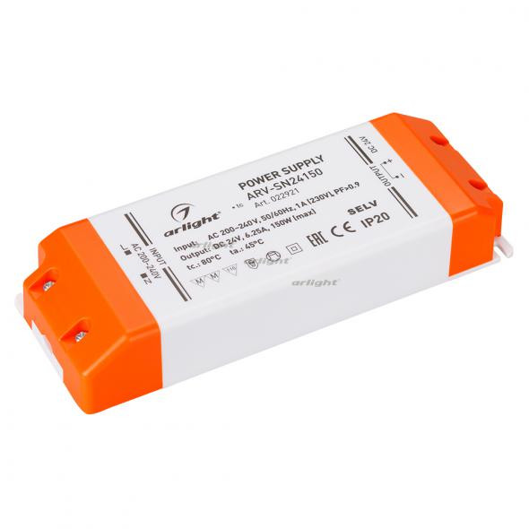Блок питания Arlight ARV-SN24150 (24V, 6.25A, 150W, PFC) 022921 в Санкт-Петербурге