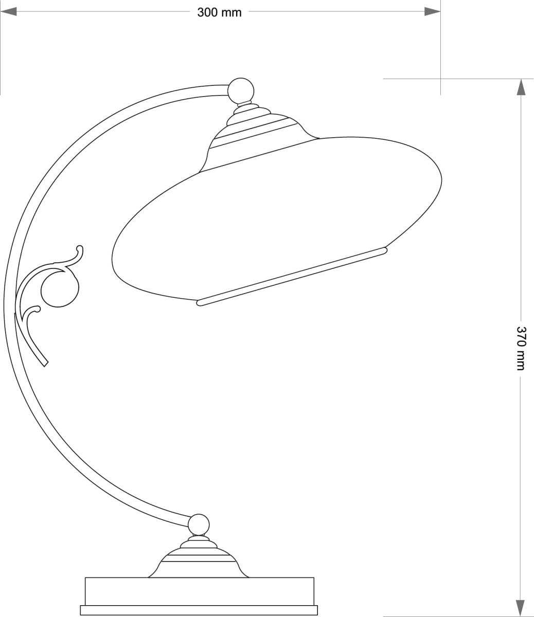 Настольная лампа Kutek Casamia CAS-LG-1 (P) в #REGION_NAME_DECLINE_PP#