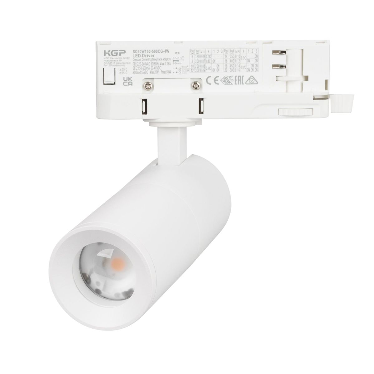 Трековый трехфазный светильник Arlight LGD-ARTEMIS-TRACK-4TR-R55-12W Warm3000 (WH, 8-80 deg, 230V, DALI) 057689 в Санкт-Петербурге